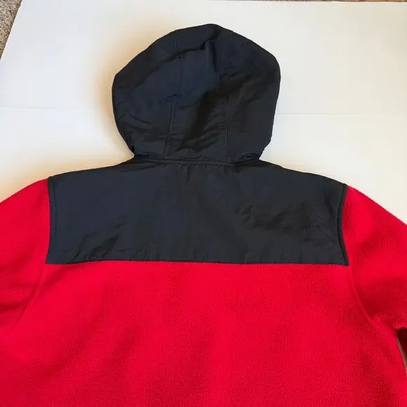 The North Face Freestyle Fleece Hooded Jacket Red Youth Large 14/16 - Picture 13 of 13